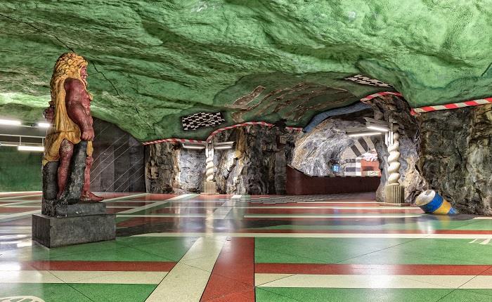 The Stunning Subway Stations Of Stockholm